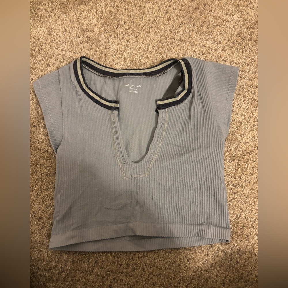 Urban Outfitters  light blue Out From Under Go For Gold Seamless Top